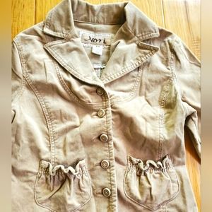 Cotton jacket cream color size M